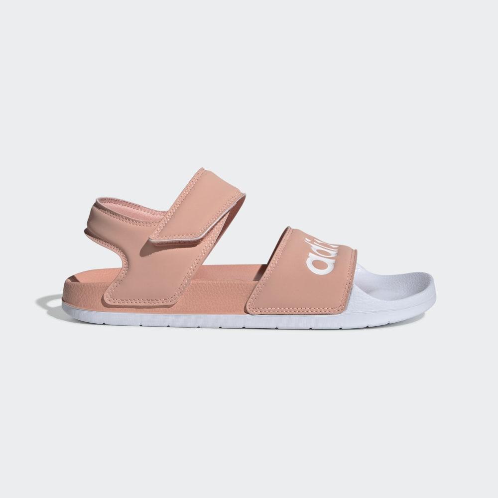 Sandale Adidas Adilette Dama Romania - Roz/Albi EE4109